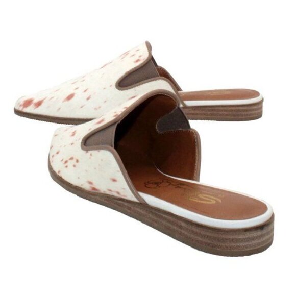 Sbicca Women's Frankie Slip on Calf Hair Mule - Dapple - Picture 2 of 2